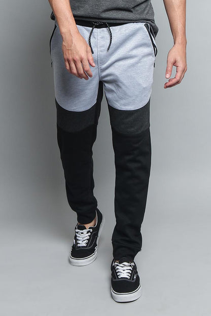 Tri Color Blocked Sweat Pants