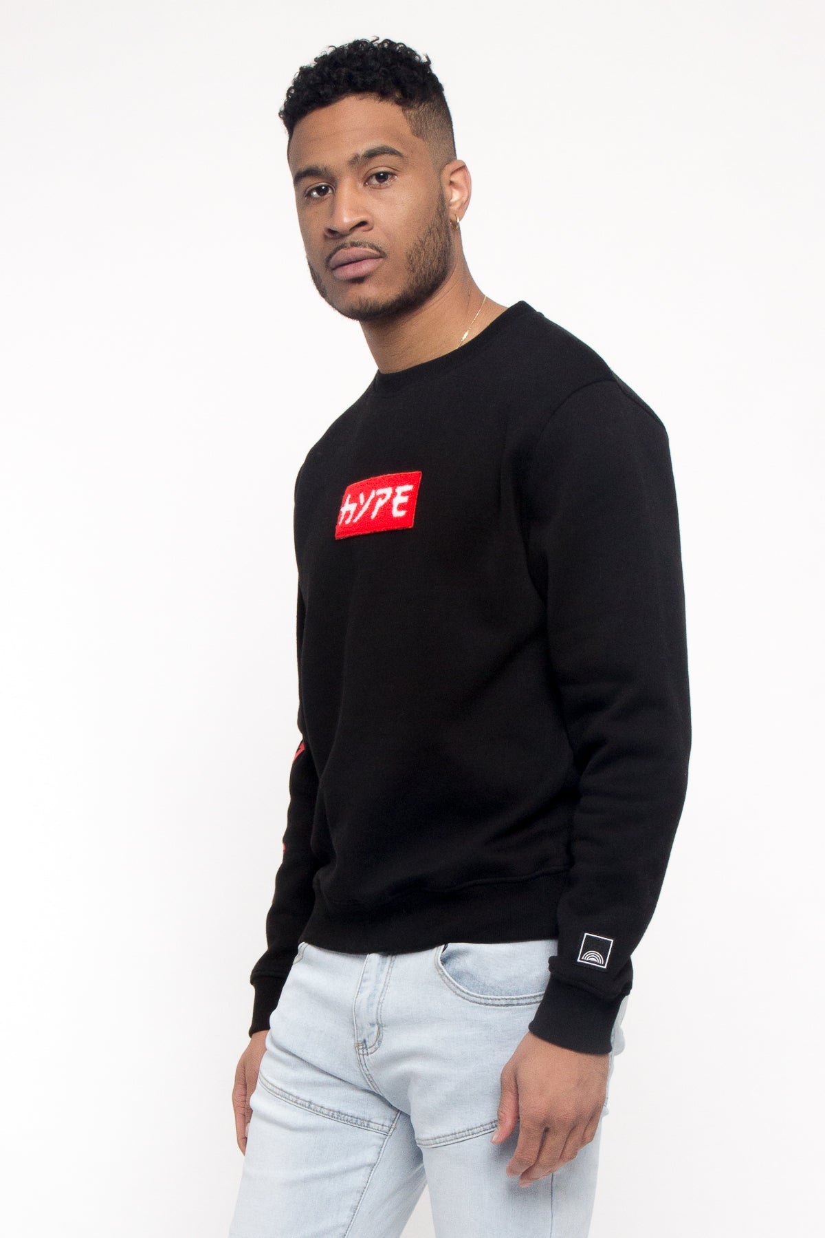 Applique Patch Hype Crewneck