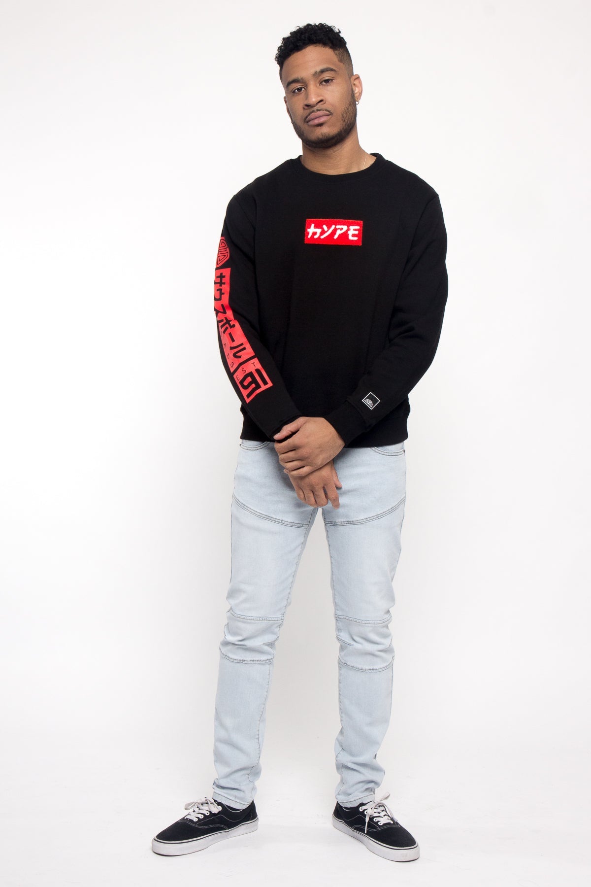 Applique Patch Hype Crewneck