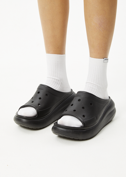 AFENDS Unisex The Essential - Rib Socks - White