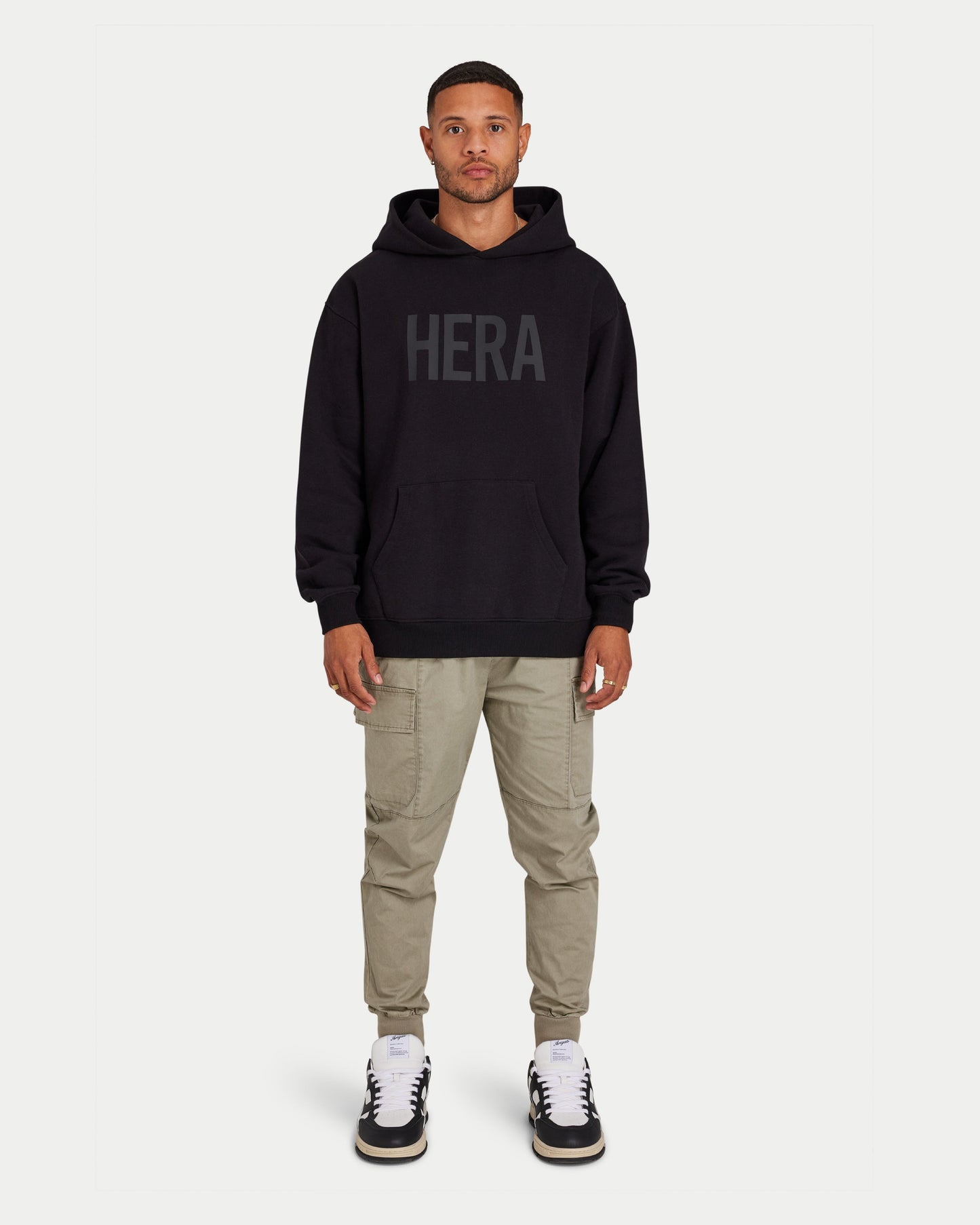 Mens Label Oversized Hoodie