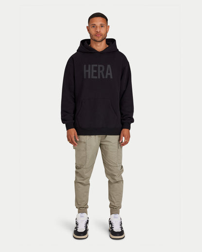 Mens Label Oversized Hoodie