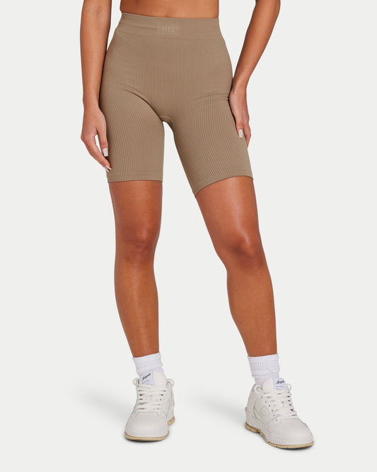 Womens Ribbed Base Short