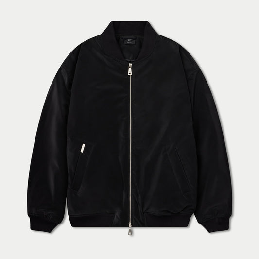 REWEAR Layer Bomber Jacket - Black