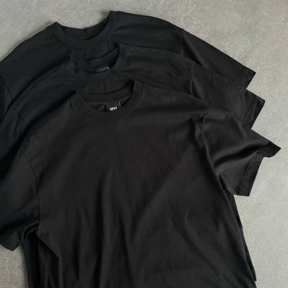 Blanks T-Shirt Pack of 3 - Black
