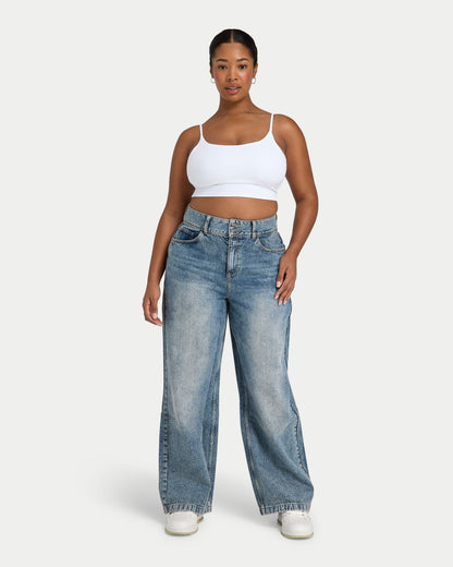 Womens Wide Leg Jean