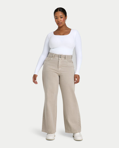 Womens Wide Leg Jean