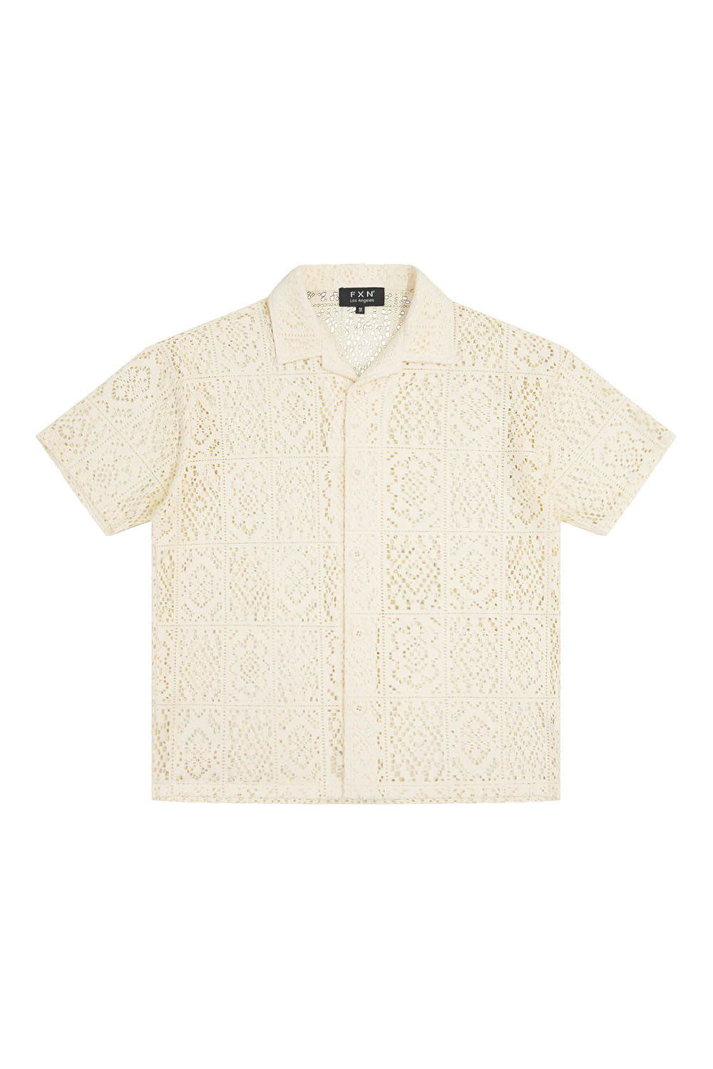 Crochet Knit Sweater Shirt