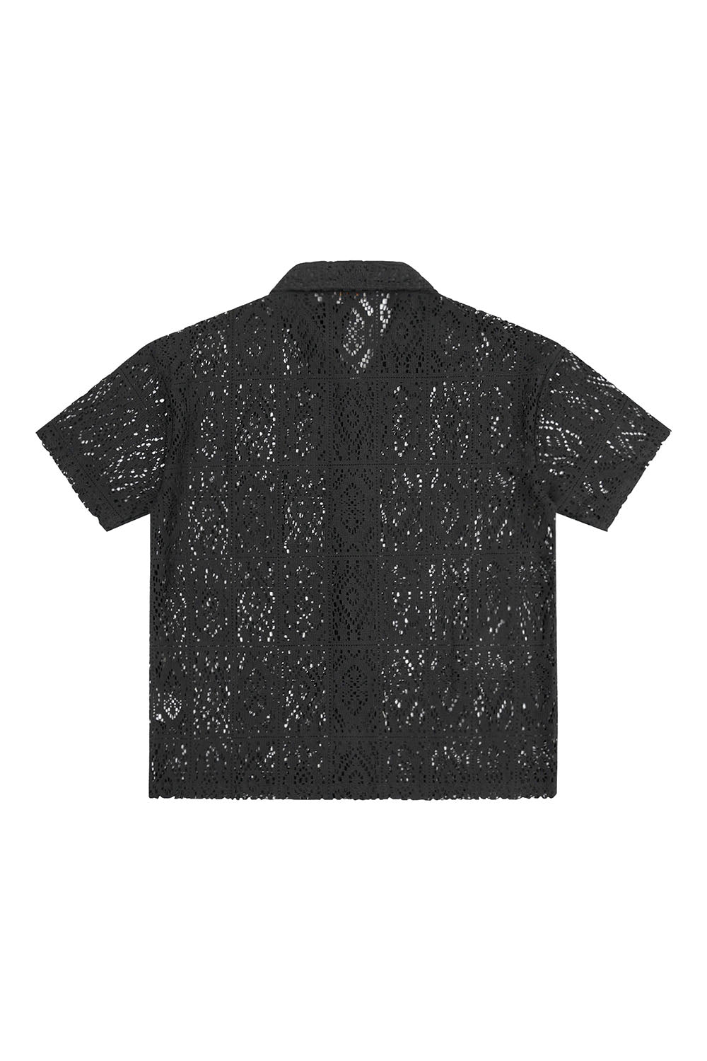 Crochet Knit Sweater Shirt