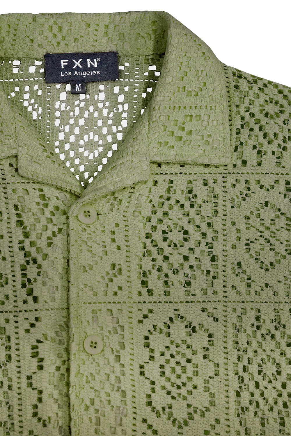 Crochet Knit Sweater Shirt