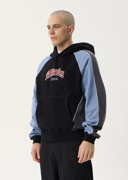 AFENDS Mens Occupancy - Paneled Boxy Hood - Black
