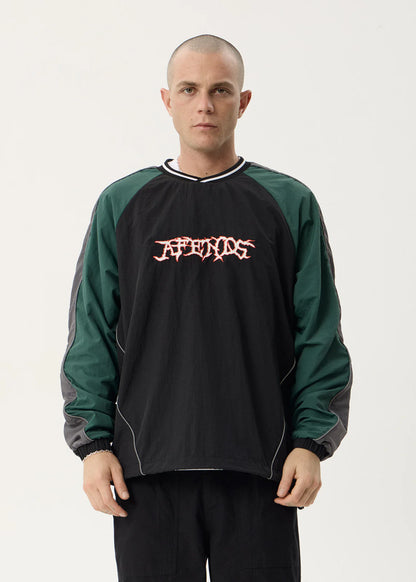 AFENDS Mens Nationals - Sports Crew Neck - Black