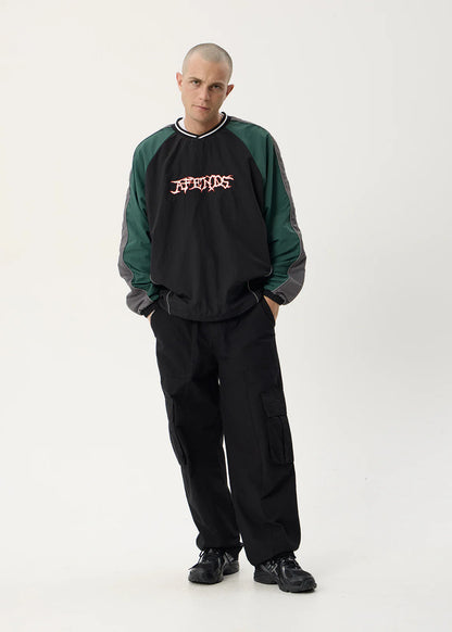 AFENDS Mens Nationals - Sports Crew Neck - Black