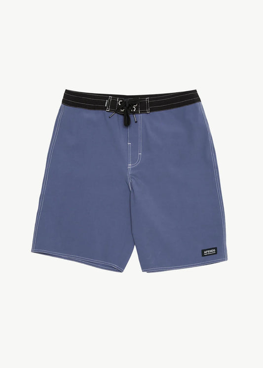 AFENDS Mens Surf Related - Fixed Waist Boardshort 20" - Marlin