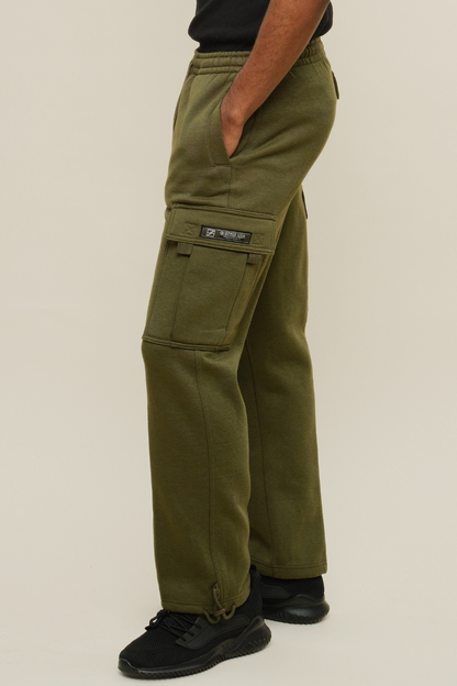 Neon Fleece Heavyweight Cargo Sweat Pants