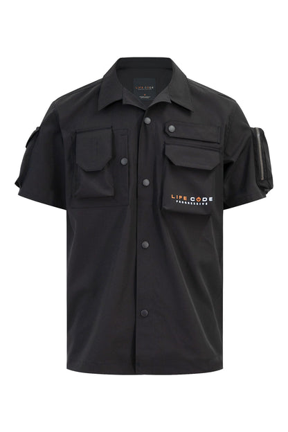 Nylon Taslan Short Sleeve Shirt