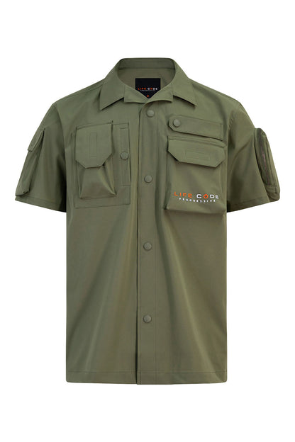 Nylon Taslan Short Sleeve Shirt