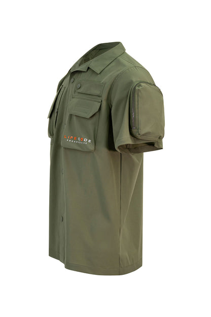 Nylon Taslan Short Sleeve Shirt