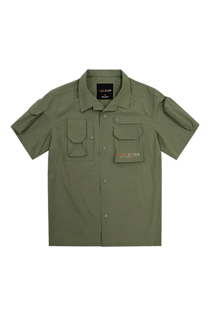 Nylon Taslan Short Sleeve Shirt