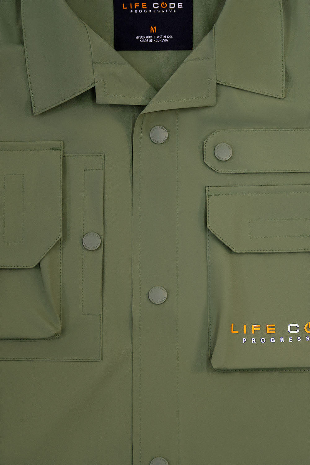 Nylon Taslan Short Sleeve Shirt