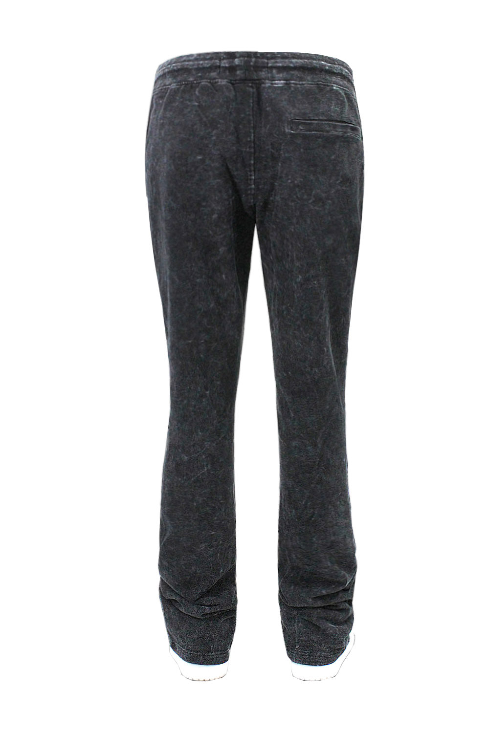 Men's Acid Washed Stacked Fleece Sweat Pants