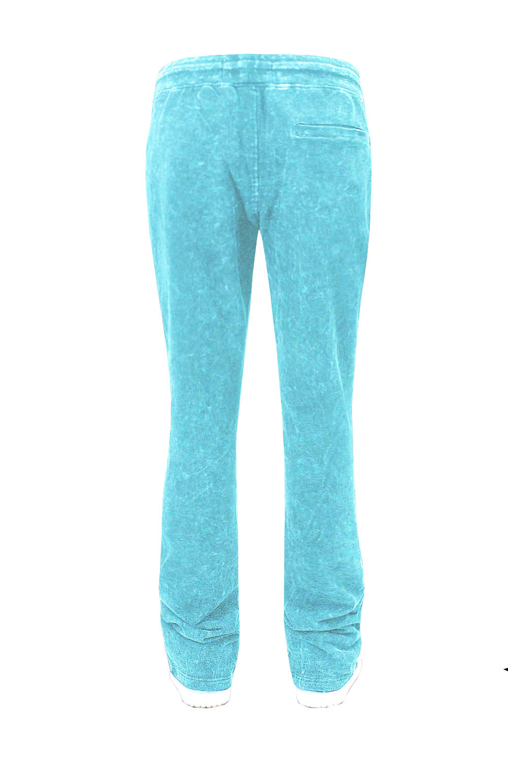 Men's Acid Washed Stacked Fleece Sweat Pants