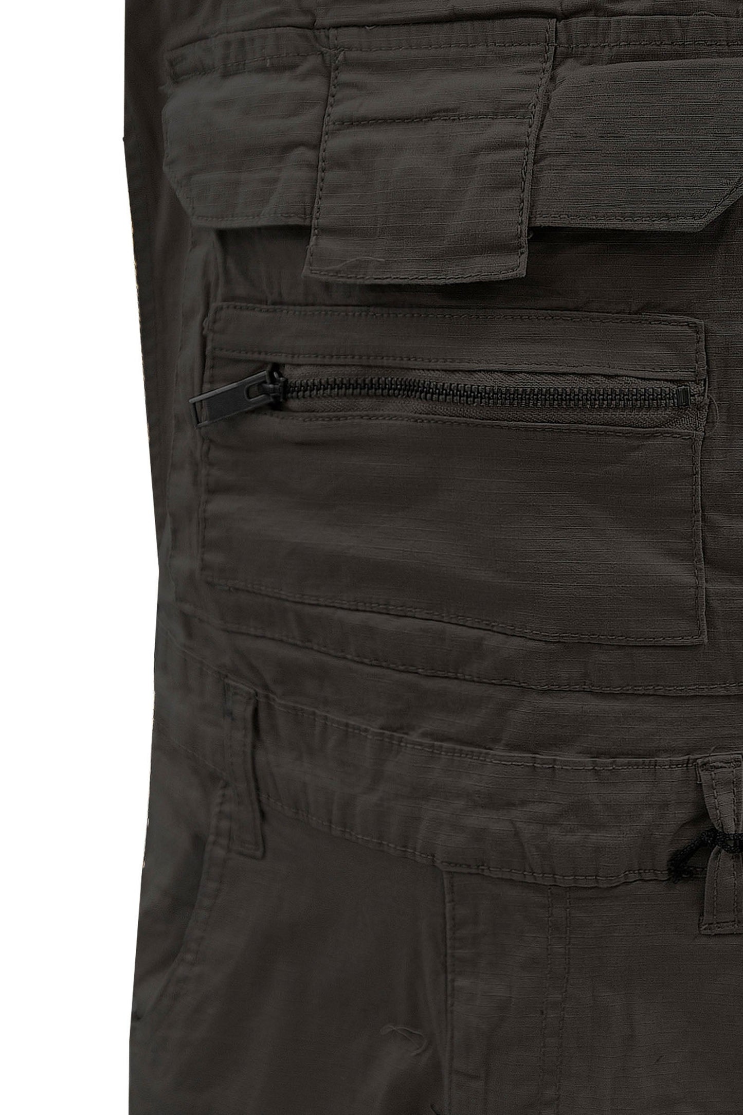 Men's Side Button Opening Cargo Pockets Overalls