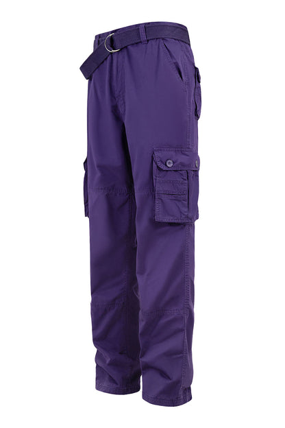 Men's Essential Enzyme Washed Twill Cargo Pants (2)