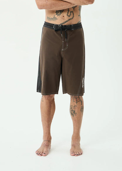 AFENDS Mens Forum - Surf Related V2 Boardshort 22" - Coffee