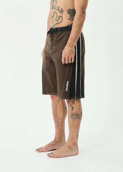 AFENDS Mens Forum - Surf Related V2 Boardshort 22" - Coffee