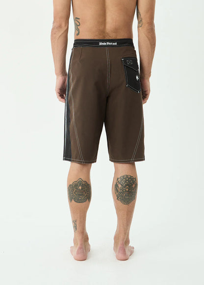 AFENDS Mens Forum - Surf Related V2 Boardshort 22" - Coffee