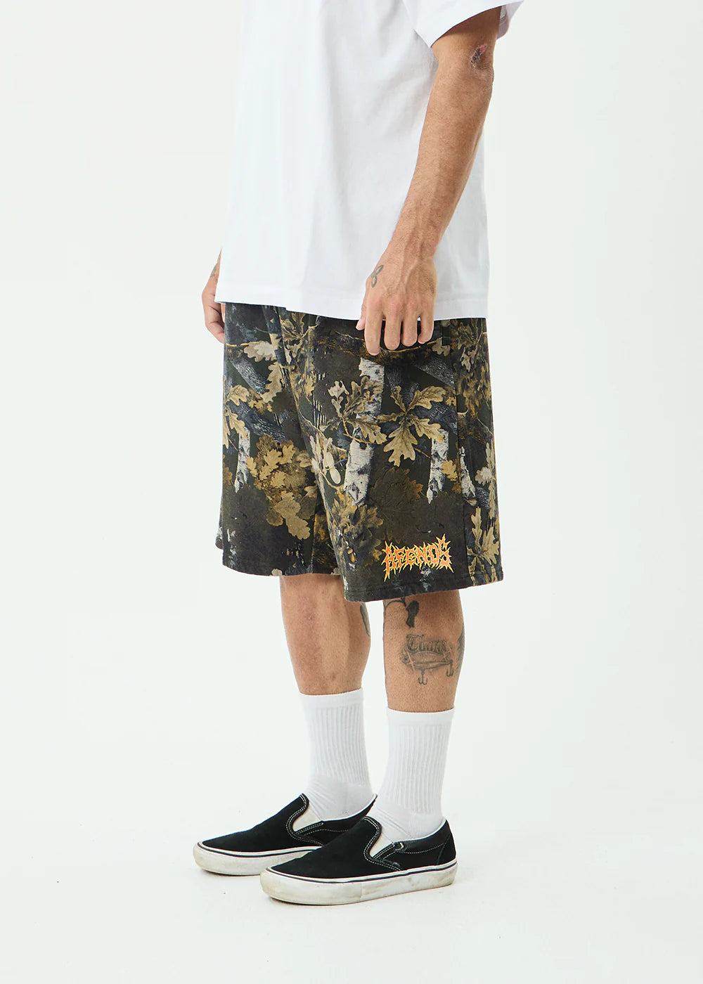 AFENDS Mens Find Me - Fleece Short 18" - Find Me