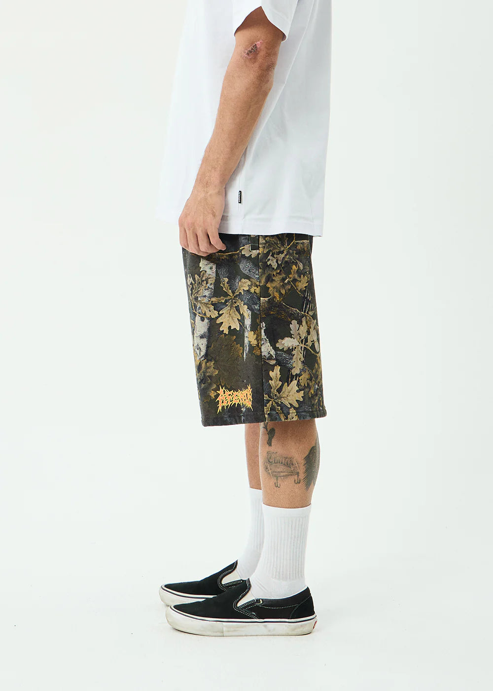 AFENDS Mens Find Me - Fleece Short 18" - Find Me