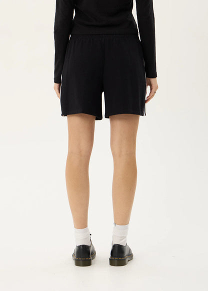 AFENDS Womens Katelyn - Fleece Short - Black