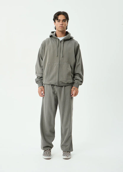 AFENDS Mens Genesis - Track Pant - Washed Sycamore