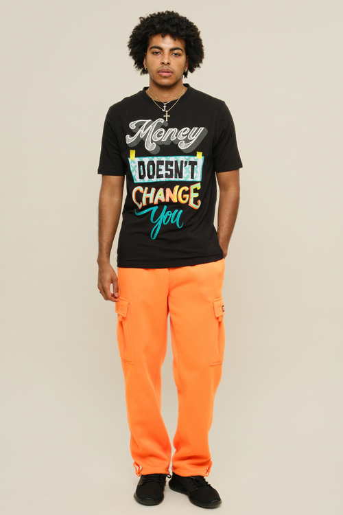 Neon Fleece Heavyweight Cargo Sweat Pants