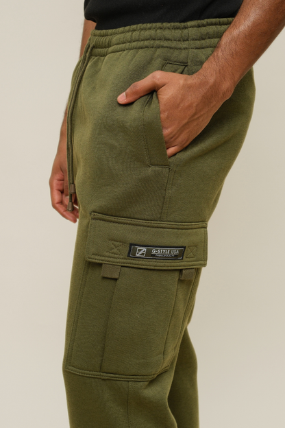 Neon Fleece Heavyweight Cargo Sweat Pants