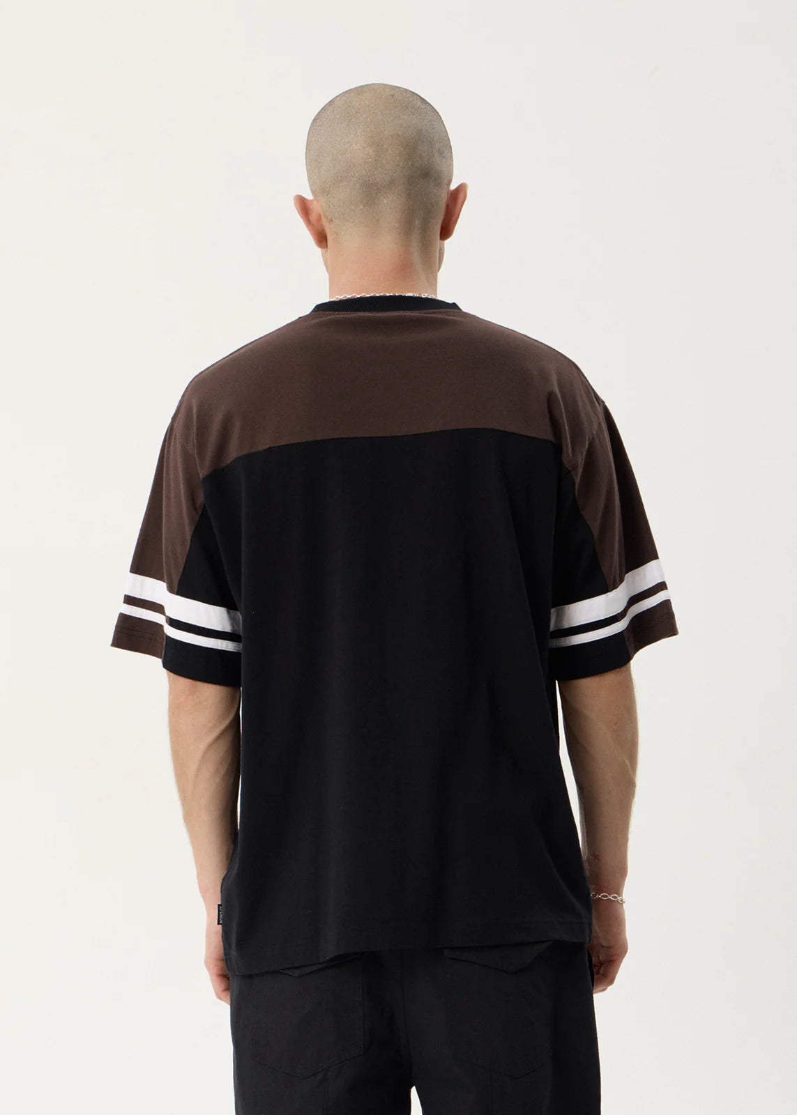 AFENDS Mens Origin - Boxy Vintage Tee - Black