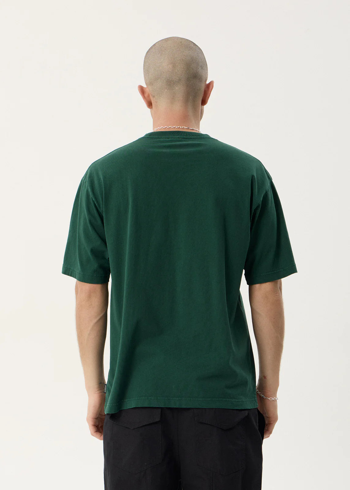 AFENDS Mens Horoscope - Boxy Tee - Washed Pine