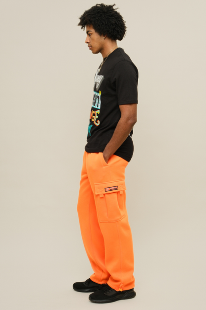 Neon Fleece Heavyweight Cargo Sweat Pants