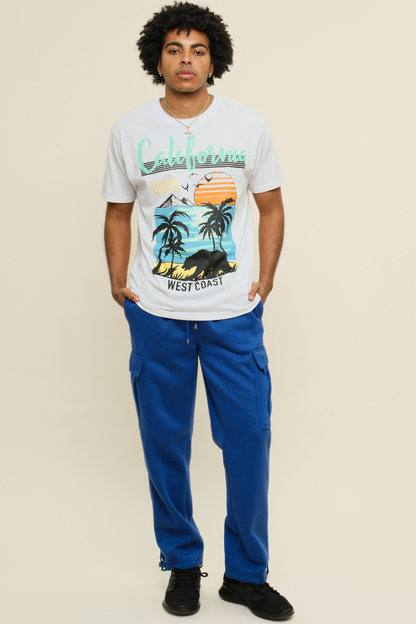Fleece Heavyweight Cargo Sweat Pants