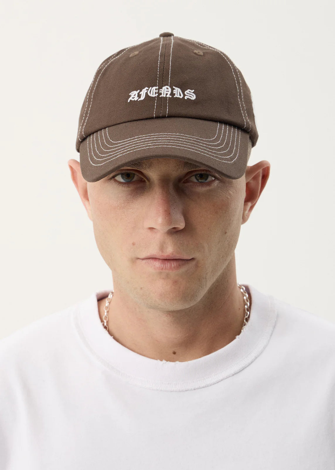 AFENDS Unisex Breathe - Six Panel Cap - Coffee