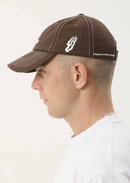 AFENDS Unisex Breathe - Six Panel Cap - Coffee