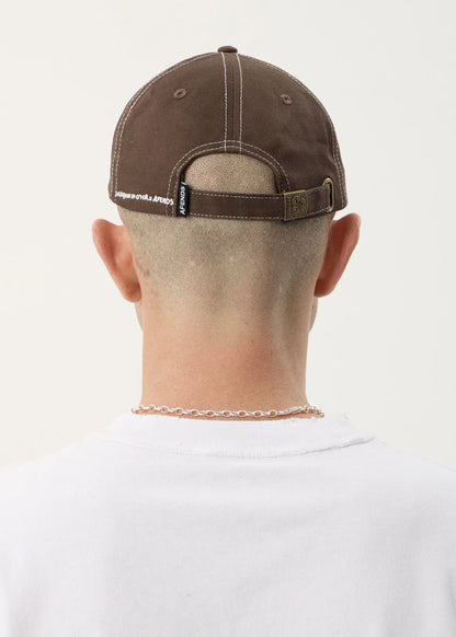 AFENDS Unisex Breathe - Six Panel Cap - Coffee