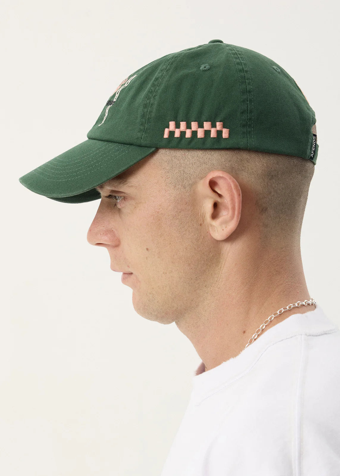 AFENDS Unisex Real Life - Six Panel Cap - Pine