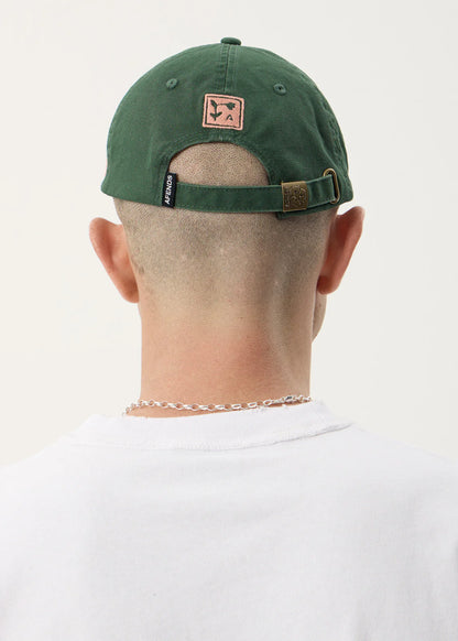 AFENDS Unisex Real Life - Six Panel Cap - Pine