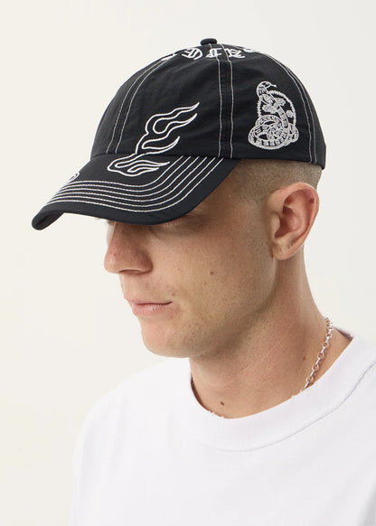 AFENDS Unisex Motor - Six Panel Cap - Black