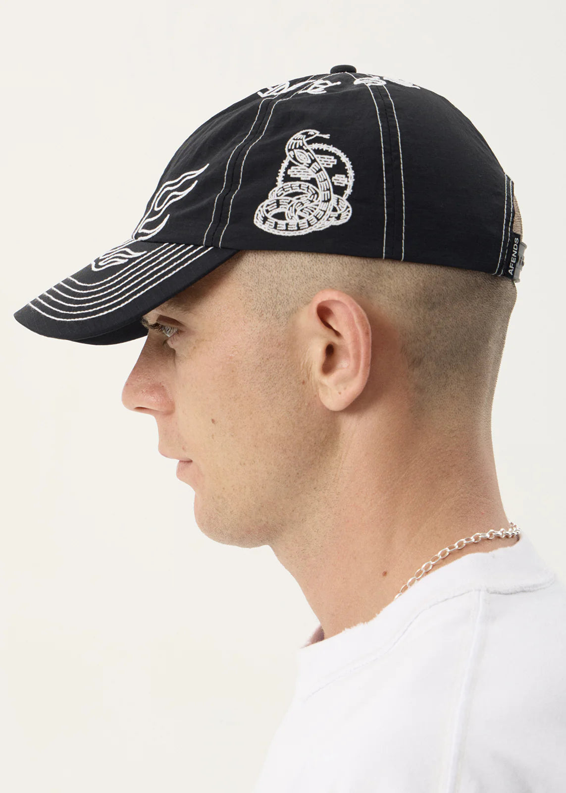 AFENDS Unisex Motor - Six Panel Cap - Black