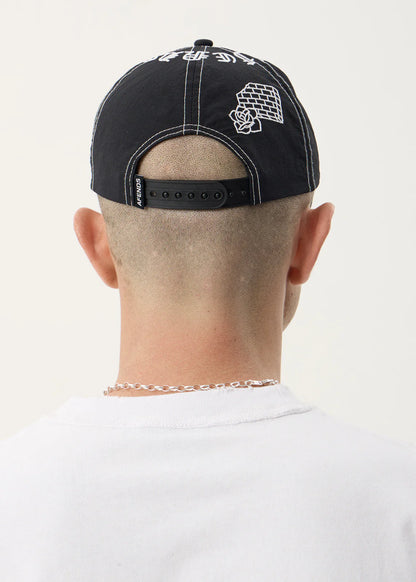 AFENDS Unisex Motor - Six Panel Cap - Black