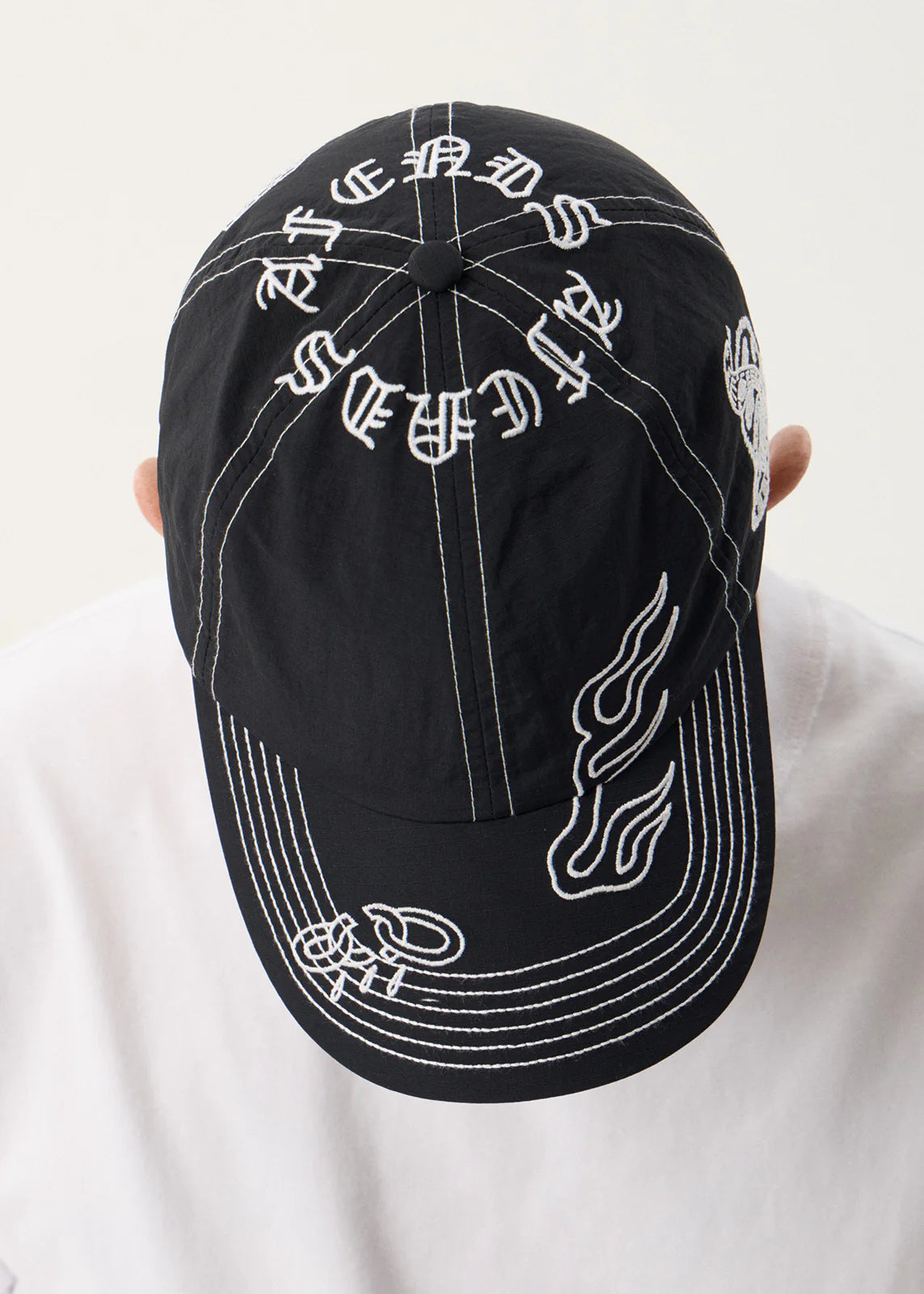 AFENDS Unisex Motor - Six Panel Cap - Black